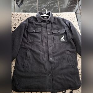 Mens kangol x h&m black medium oversize jacket